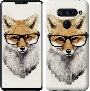

Чохол Лис в окулярах на LG V40 ThinQ 688807