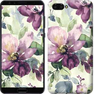 

Чехол Цветы акварелью для Huawei Nova 2S 631982