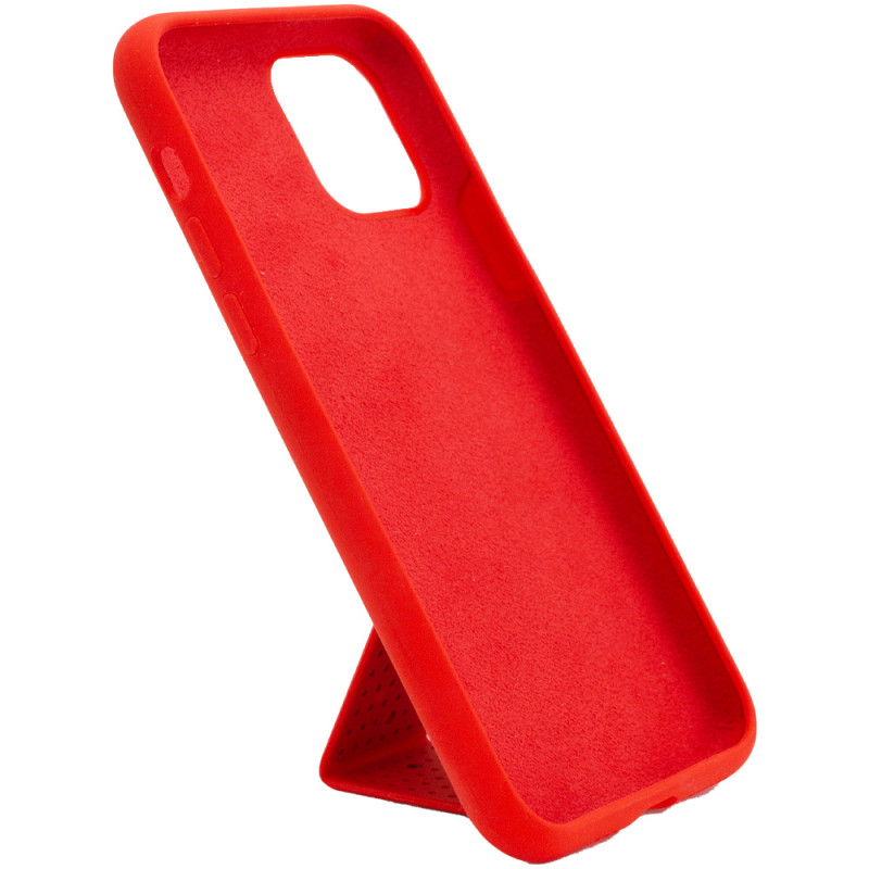 Фото Чехол Silicone Case Hand Holder для Apple iPhone 11 Pro (5.8") (Красный / Red) в магазине vchehle.ua