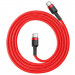 Фото Дата кабель Baseus Cafule Type-C to Type-C PD2.0 60W (2m) (CATKLF-H) (Червоний) в маназині vchehle.ua