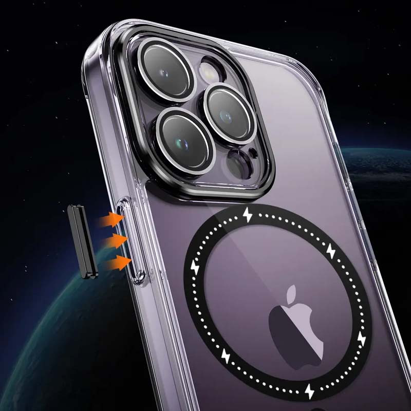 Заказать Чехол TPU+PC Colorful with Magnetic Fit для Apple iPhone 13 Pro (6.1") (Black) на vchehle.ua