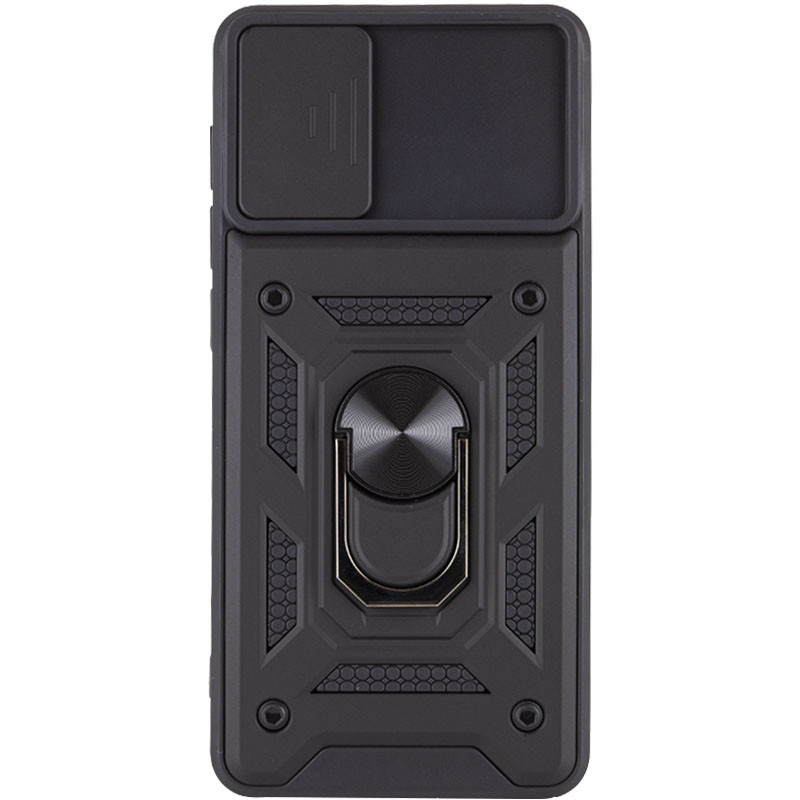 Фото Ударостійкий чохол Camshield Serge Ring на Samsung Galaxy A31 (Чорний) в маназині vchehle.ua