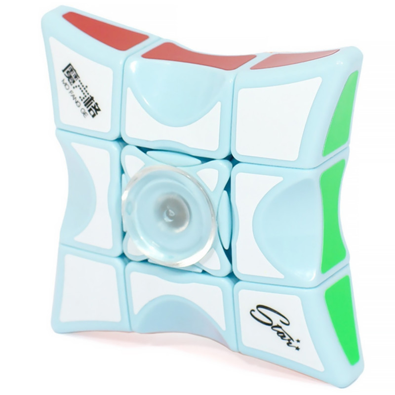 Фото Детская интерактивная головоломка Rubik's Cube Fingertips Spinner (Water Blue) на vchehle.ua