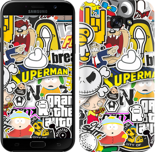 

Чохол Popular logos на Samsung Galaxy A7 (2017) 627798