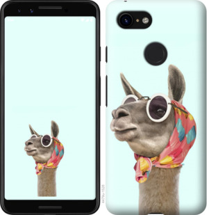

Чехол Модная лама для Google Pixel 3a 875755
