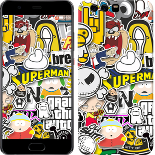 

Чехол Popular logos для Huawei P10 Plus 628107