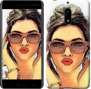 

Чехол Девушка_арт для Nokia 6 317359