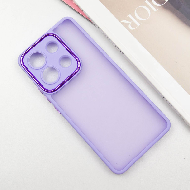 Фото TPU+PC чехол Accent для Xiaomi Redmi Note 13 5G (White / Purple) на vchehle.ua