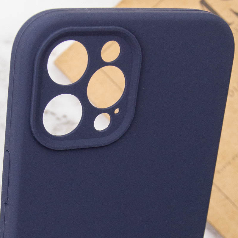 Заказать Чехол Silicone Case Full Camera Protective (AA) NO LOGO для Apple iPhone 12 Pro (6.1") (Темно-синий / Midnight blue) на vchehle.ua