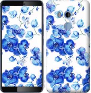

Чехол Голубые орхидеи для HTC U11 Plus 724959