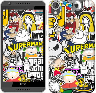

Чехол Popular logos для HTC Desire 820 627894