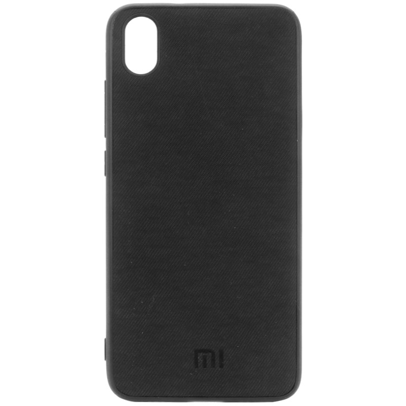 

TPU чехол Textile Logo для Xiaomi Redmi 7A (Черный) 877165