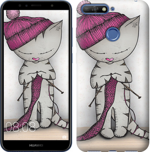 

Чехол Кошка рукодельница для Huawei Y6 Prime 2018 670294