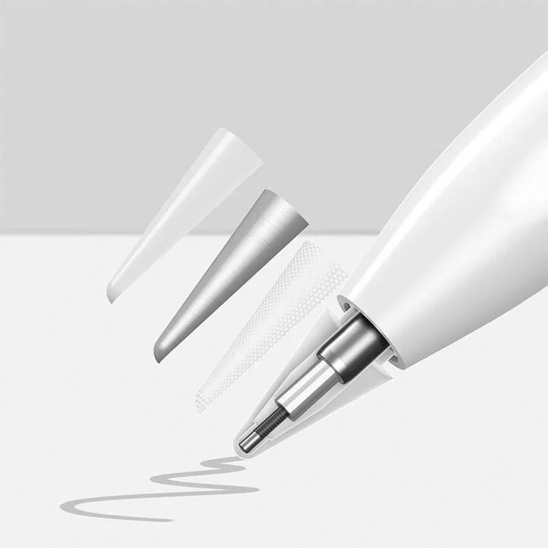 Наконечники для стилуса Baseus Smooth Writing Tips (SXBC010002) (White) в магазине vchehle.ua