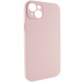 Фото Чохол Silicone Case Full Camera Protective (AA) NO LOGO на Apple iPhone 15 (6.1") (Рожевий / Pink Sand) на vchehle.ua