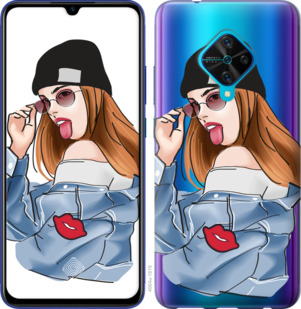 

Чехол Девушка v3 для Vivo V17 878665