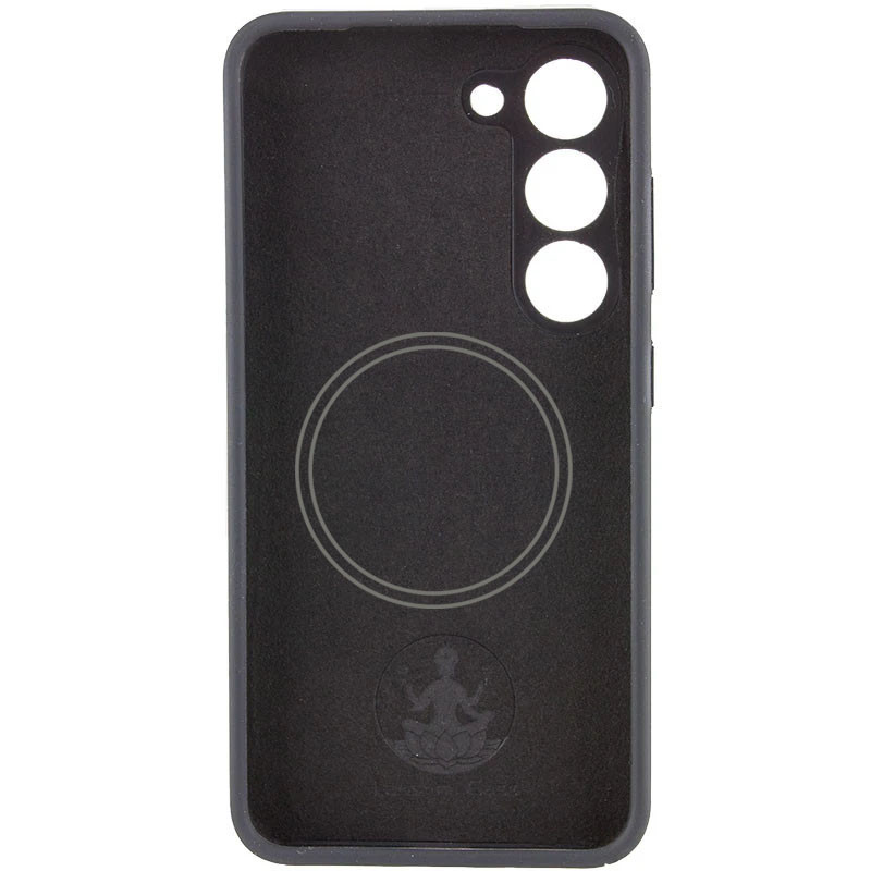 Фото Чехол Silicone Cover Lakshmi Full Camera (AA) with MagFit для Samsung Galaxy S23 (Черный / Black) на vchehle.ua