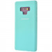 Чехол Silicone Cover Full Protective (AA) для Samsung Galaxy Note 9 (Бирюзовый / Ice Blue)