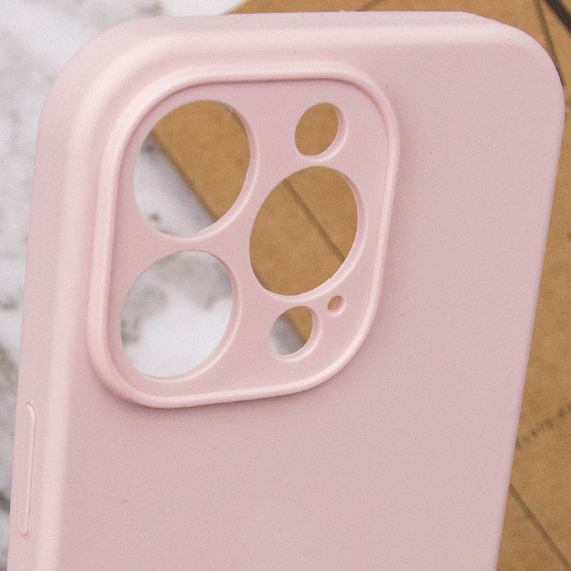 Замовити Чохол Silicone Case Full Camera Protective (AA) NO LOGO на Apple iPhone 15 Pro (6.1") (Рожевий / Chalk Pink) на vchehle.ua