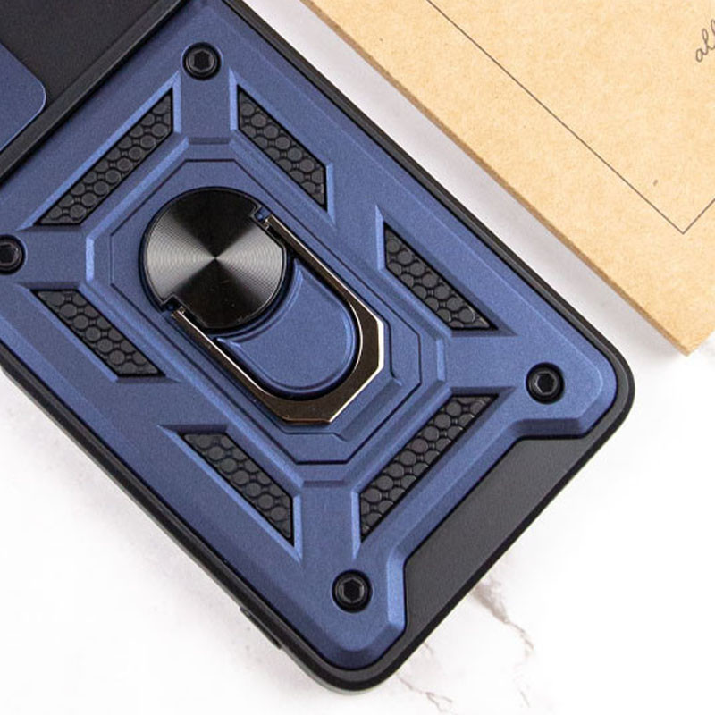 Замовити Ударостійкий чохол Camshield Serge Ring на Samsung Galaxy A55 (Синій) на vchehle.ua