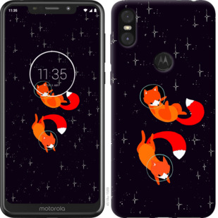 

Чохол Лисички в космосі на Motorola One 870498