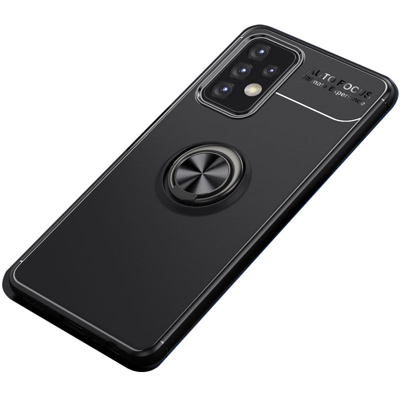

TPU чохол Deen ColorRing під магнітний тримач (opp) на Samsung Galaxy A32 4G (Чорний / Чорний) 1152592