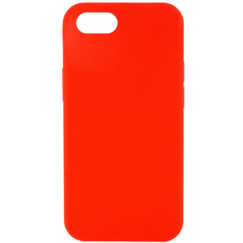 Чехол Silicone Case Full Protective (AA) NO LOGO для Apple iPhone SE (2020) (Красный / Red)