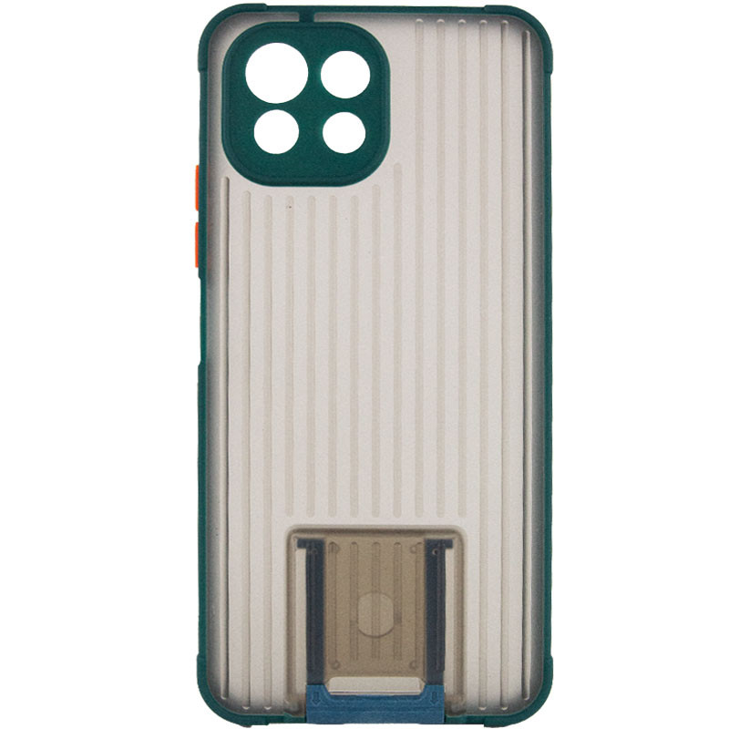 

TPU+PC чохол Bracket на Xiaomi Mi 11 Lite (Зелений) 1210284