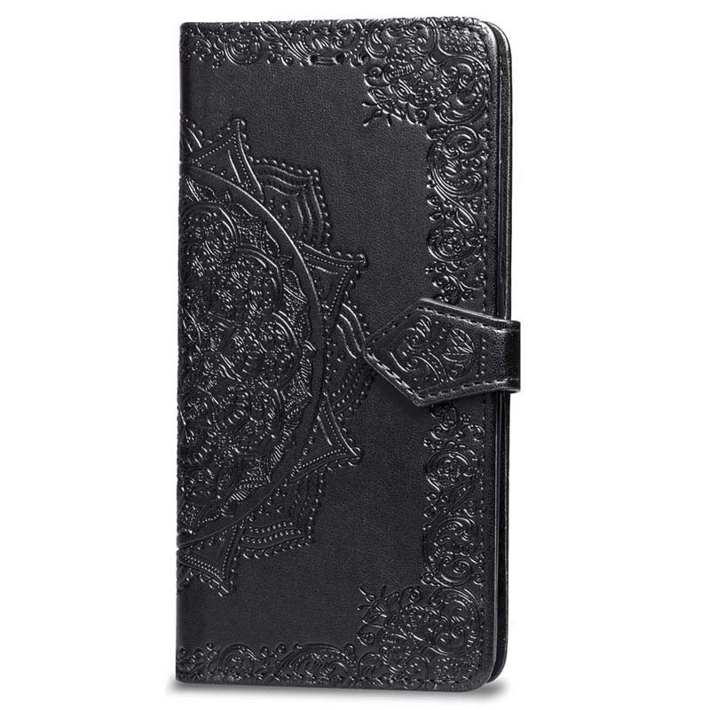 Кожаный чехол-книжка Art Case с визитницей для Xiaomi Redmi 6 (Черный)