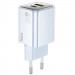 Фото МЗП Hoco N46 Glorious PD20W+QC3.0 (1USB-A/1C) (Blue) в маназині vchehle.ua