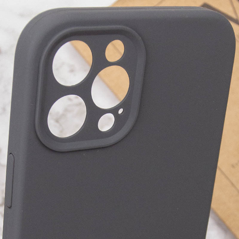 Замовити Чохол Silicone Case Full Camera Protective (AA) NO LOGO на Apple iPhone 12 Pro Max (6.7") (Сірий / Dark Gray) на vchehle.ua