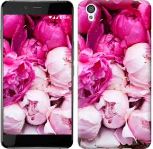 Чехол Розовые пионы для OnePlus X