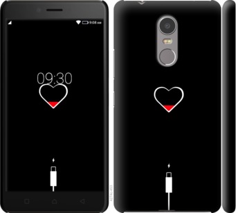 

Чехол Подзарядка сердца для Lenovo K6 Note 721217