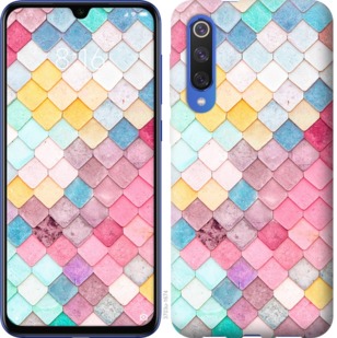 

Чехол Красочная черепица для Xiaomi Mi 9 SE 763493