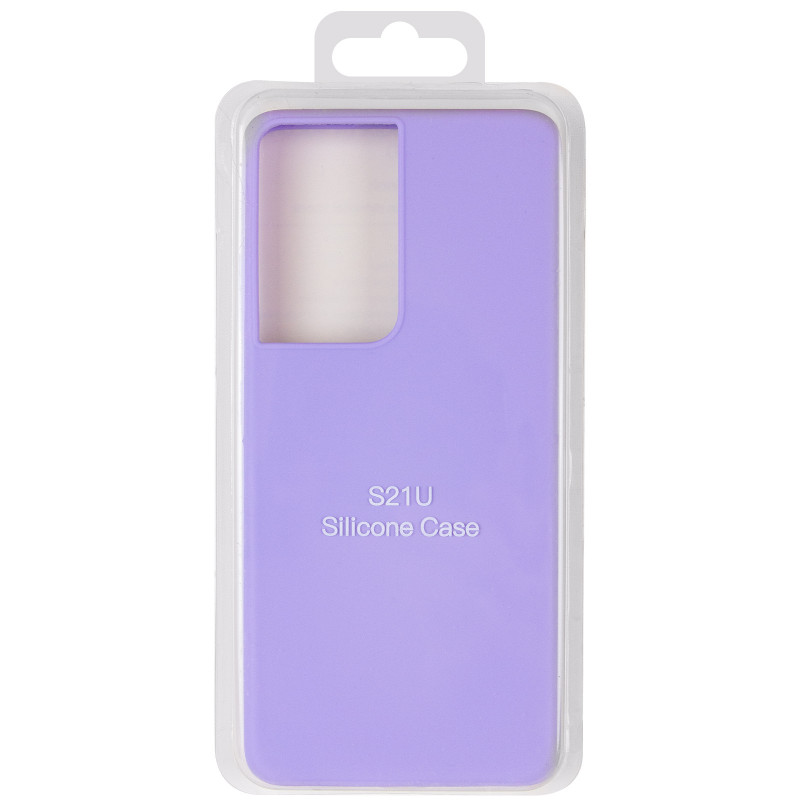 Чехол Silicone Cover Lakshmi (AA) для Samsung Galaxy S21 Ultra (Сиреневый / Dasheen) в магазине vchehle.ua