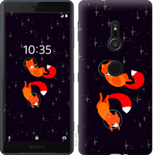 

Чехол Лисички в космосе для Sony Xperia XZ2 H8266 870252