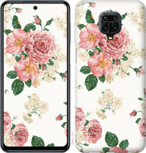 

Чехол цветочные обои v1 для Xiaomi Redmi Note 9S 933929