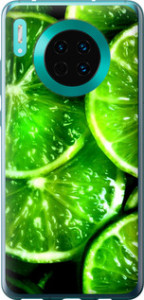 Чехол Зелёные дольки лимона для Huawei Mate 30