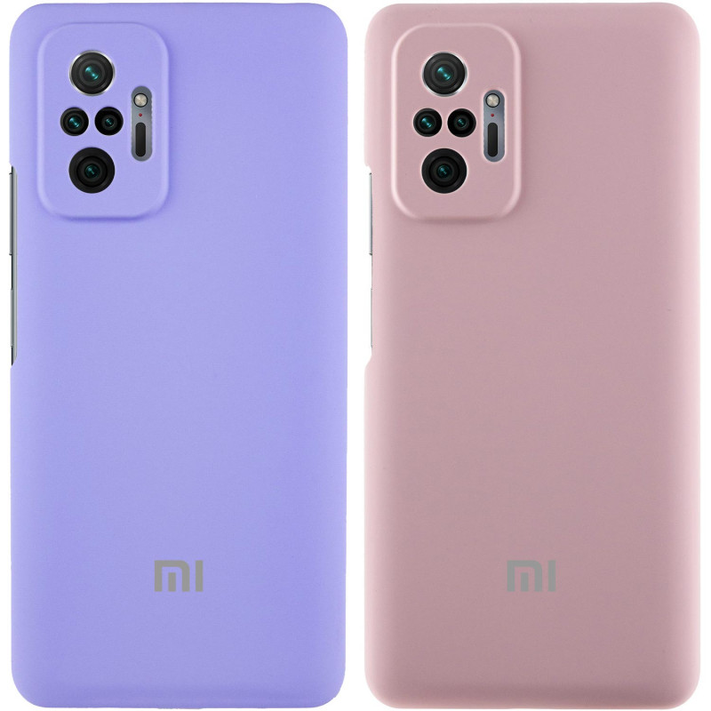 Чохол Silicone Cover Lakshmi Full Camera (AAA) with Logo на Xiaomi Redmi Note 10 Pro / 10 Pro Max