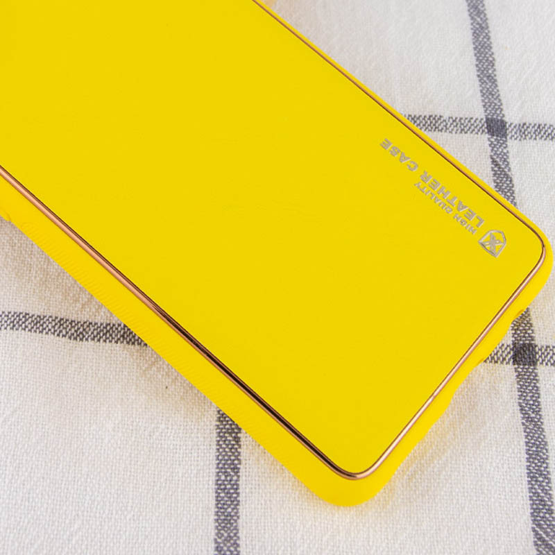 Фото Шкіряний чохол Xshield на Samsung Galaxy S24 (Жовтий / Yellow) на vchehle.ua