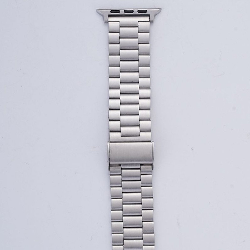 Фото Ремінець Steel Elegance для Apple Watch 38/40/41/42mm(ser.10) (Silver) в маназині vchehle.ua