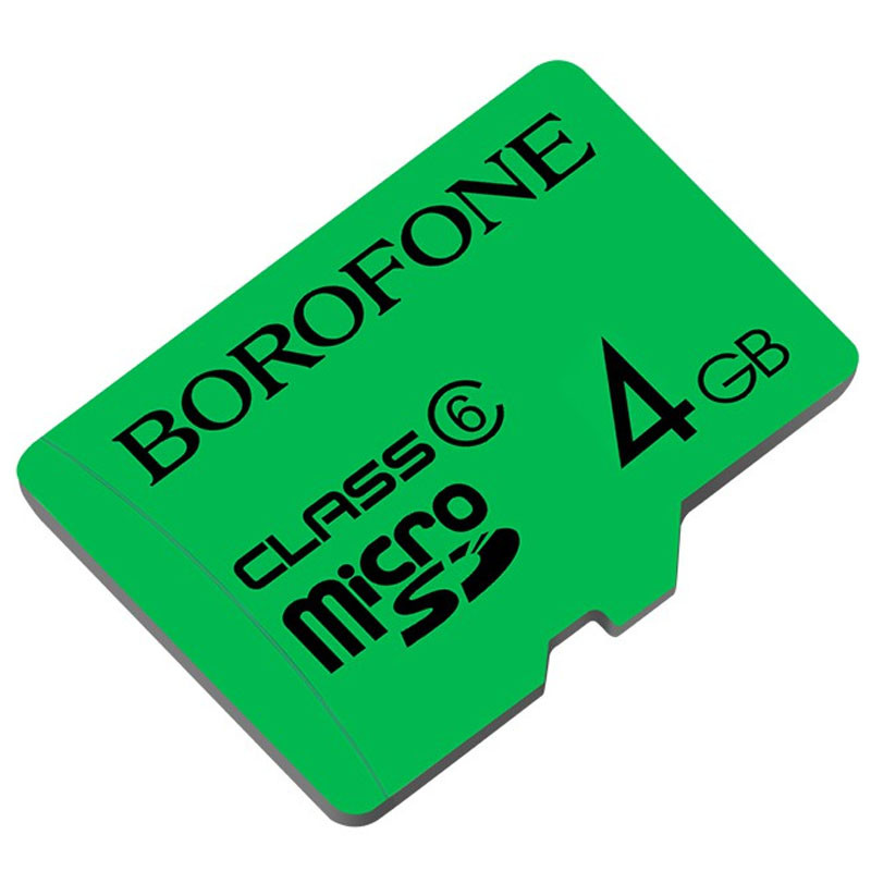 Карта пам'яті Borofone microSDHC 4GB TF High Speed Card Class 10