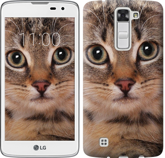 

Чохол Смугастий котик на LG K8 K350E 175692