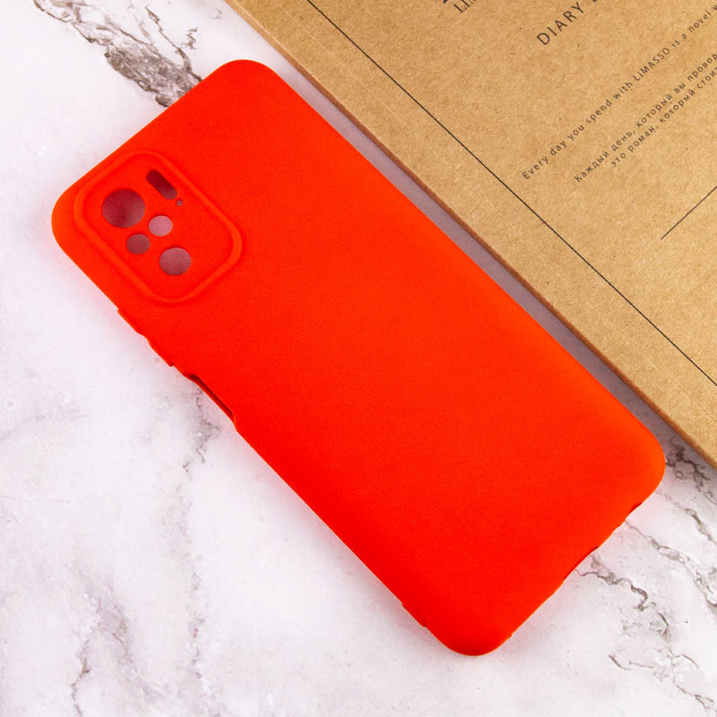 Чехол Silicone Cover Full Camera without Logo (A) для Xiaomi Redmi Note 10 / Note 10s (Красный / Red) в магазине vchehle.ua