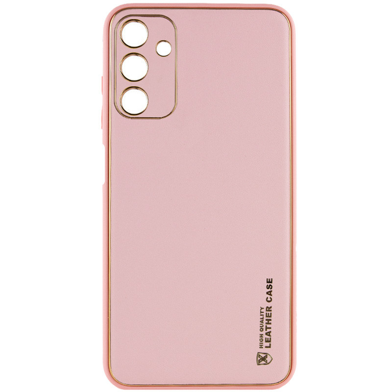 Кожаный чехол Xshield для Samsung Galaxy A15 4G/5G / M15 5G (Розовый / Pink)