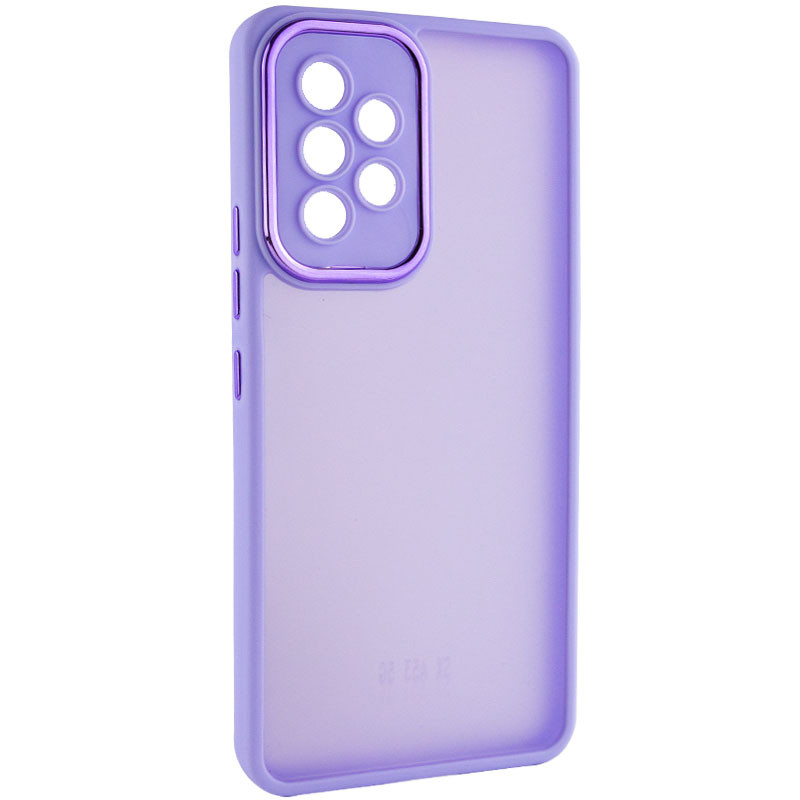 TPU+PC чохол Accent на Samsung Galaxy A52 4G / A52 5G / A52s (White / Purple)