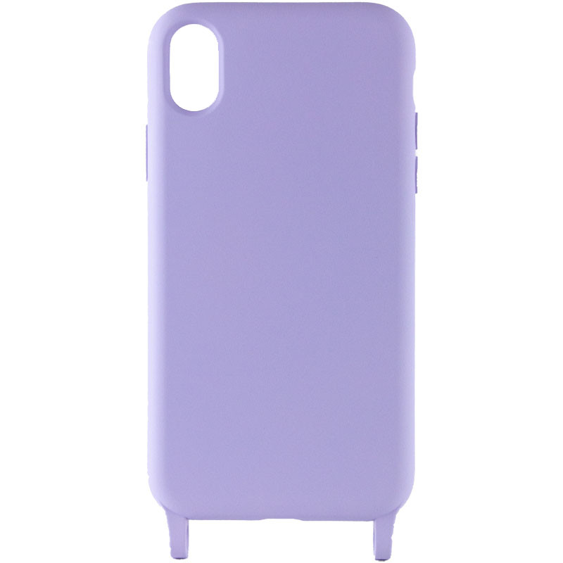 Фото Чохол TPU two straps California на Apple iPhone XR (6.1") (Бузковий) на vchehle.ua