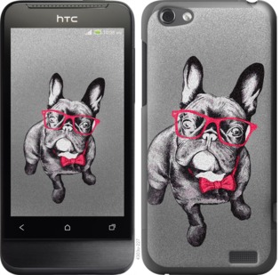 

Чохол Розумний бульдог на HTC One V t320e 736958