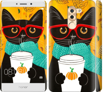 

Чехол Осенний кот для Huawei GR5 2017 924034
