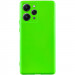 Чехол TPU GETMAN Liquid Silk Full Camera для Xiaomi Redmi 12 (Салатовый / Neon Green)